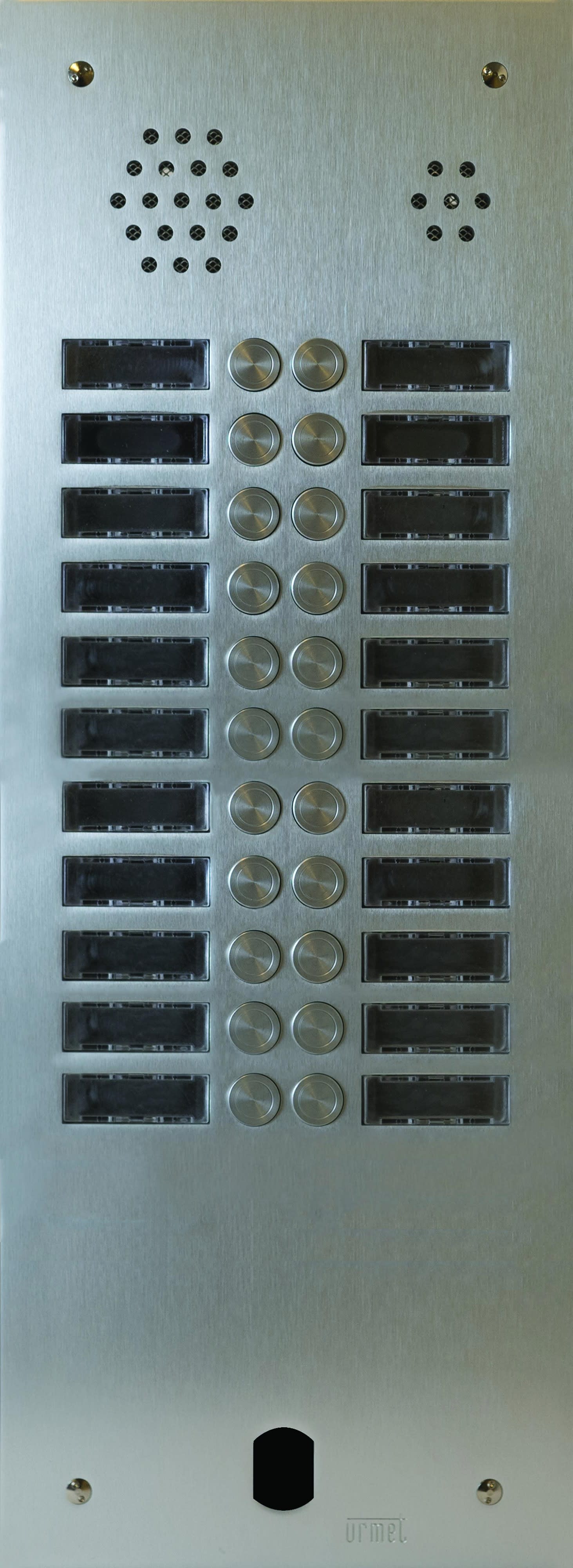 Urmet - Plaque Audio Alu 2R 22Bp 2Voice Complete
