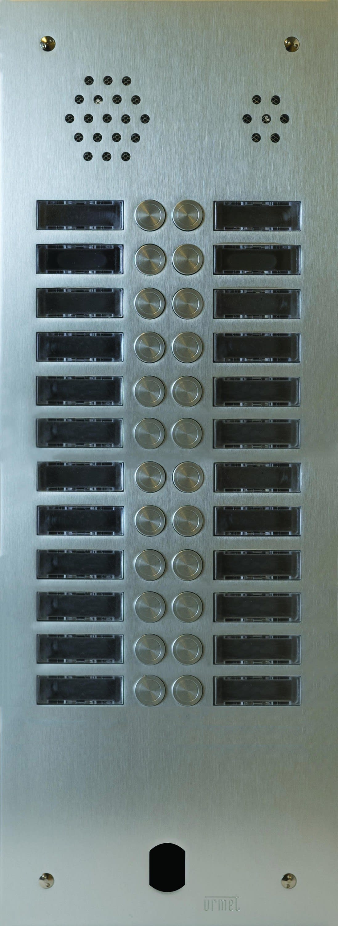 Urmet - Plaque Audio Alu 2R 24Bp 2Voice Complete