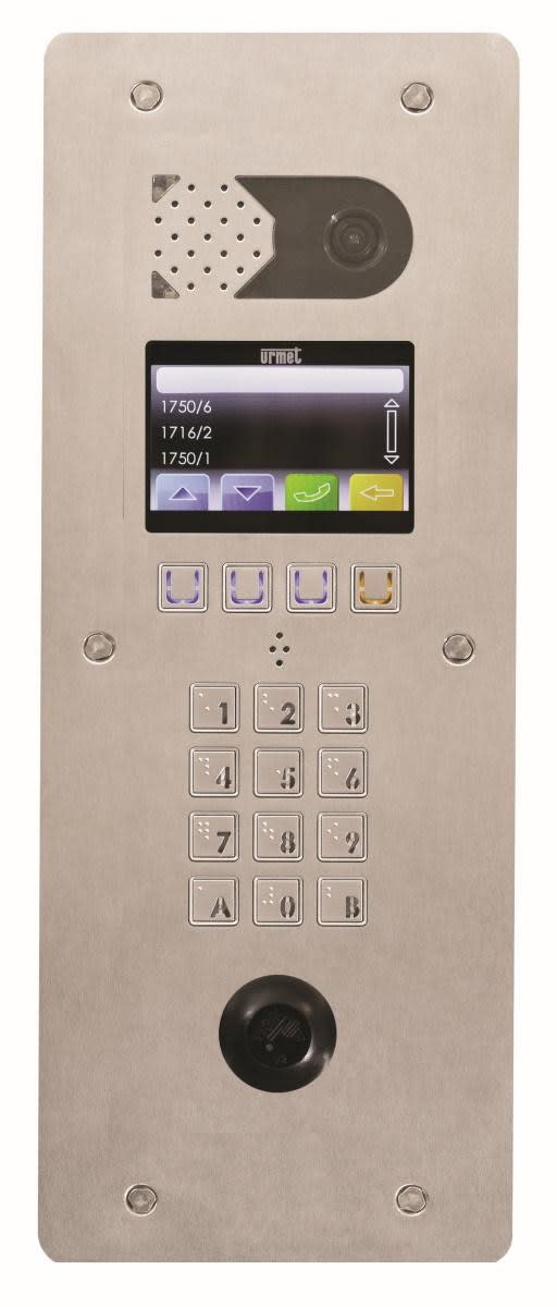 Urmet - Platine Vidéo À Défilement 2Voice Graphique Perçage T25 - Inox Format Db