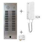 Urmet - Kit Audio Préprogrammé, 2Voice, Platine Et Postes, 2 Rangée, 24 Boutons