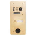Urmet - Plaque Video Alu 1 Bp 2Voice Champagne