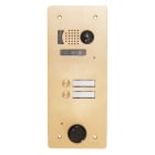 Urmet - Plaque Video Alu 2 Bp 2Voice Champagne