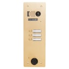 Urmet - Ce produit est Plaque Video Alu 3 Bp 2Voice Champagne pour systèmes URMET