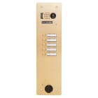 Urmet - Plaque Video Alu 5 Bp 2Voice Champagne