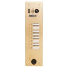 Urmet - Plaque Video Alu 8 Bp 2Voice Champagne