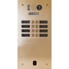 Urmet - Plaque Video Alu 2R 8 Bp 2Voice Champagne