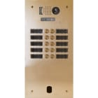 Urmet - Plaque Video Alu 2R 10Bp 2Voice Champagn
