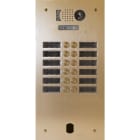 Urmet - Plaque Video Alu 2R 12Bp 2Voice Champagn