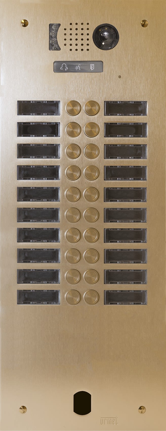 Urmet - Plaque Video Alu 2R 20 Bp 2Voice Champ
