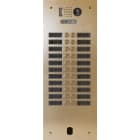 Urmet - Plaque Video Alu 2R 22 Bp 2Voice Champagne