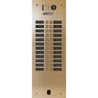 Urmet - Plaque Video Alu 2R 24 Bp 2Voice Champagne