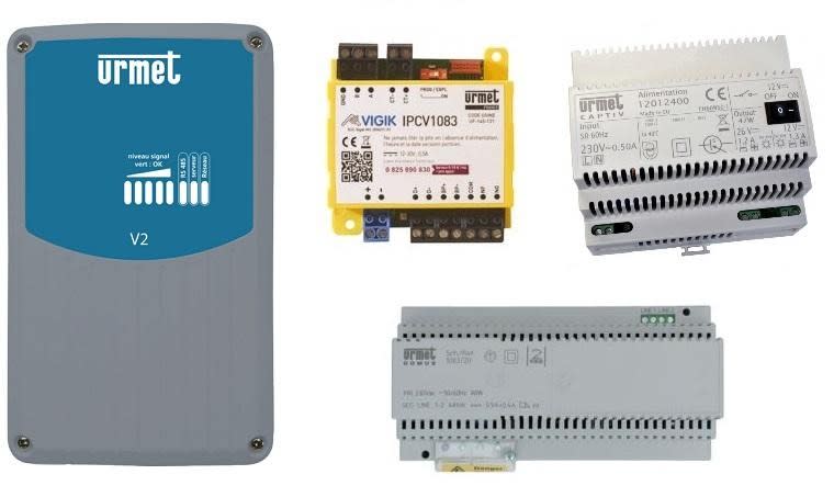 Urmet - Pack pour platine D83 lect plat. Tel2Voice pour appels et MAJ. Abo T2V requis.