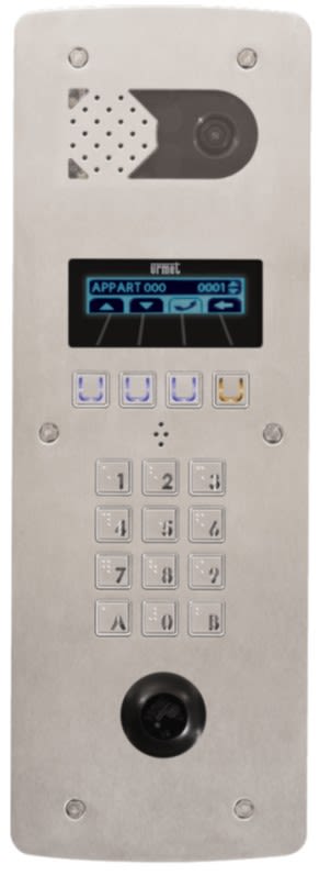 Urmet - Platine de rue à  Défilement De Noms Inox 2 Lig T25 Nexity