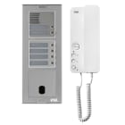 Urmet - Kit Platine Poste Audio p/ sinthesi Alu, 6 Boutons, 3 Modules, 2Voice programmé