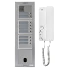 Urmet - Kit Platine Poste Audio p/ sinthesi Alu, 9 Boutons, 4 Modules, 2Voice programmé