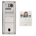 Urmet - Kit Platine Poste Video p/ sinthesi Steel Inox 3 Boutons 3 Modules 2V programmé