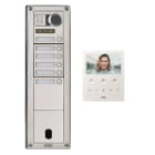 Urmet - Kit Platine Poste Video p/ sinthesi Steel Inox 6 Boutons 4 Modules 2V programmé