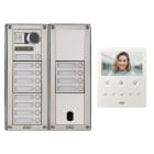 Urmet - Kit Platine Poste Video p/ sinthesi Steel Inox 10 Boutons 6 Modules 2V programmé