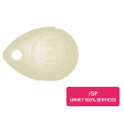 Urmet - Clé Mifare personnalisée 13.56 MHz blanche, étanche IP68, antichoc IK8.