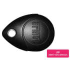 Urmet - Clé Mifare personnalisée 13.56 MHz noire, étanche IP68, antichoc IK8.