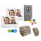 Urmet - Kit portier video Note2 moniteur Wifi 7", platine 2BP, report d'appels intégré