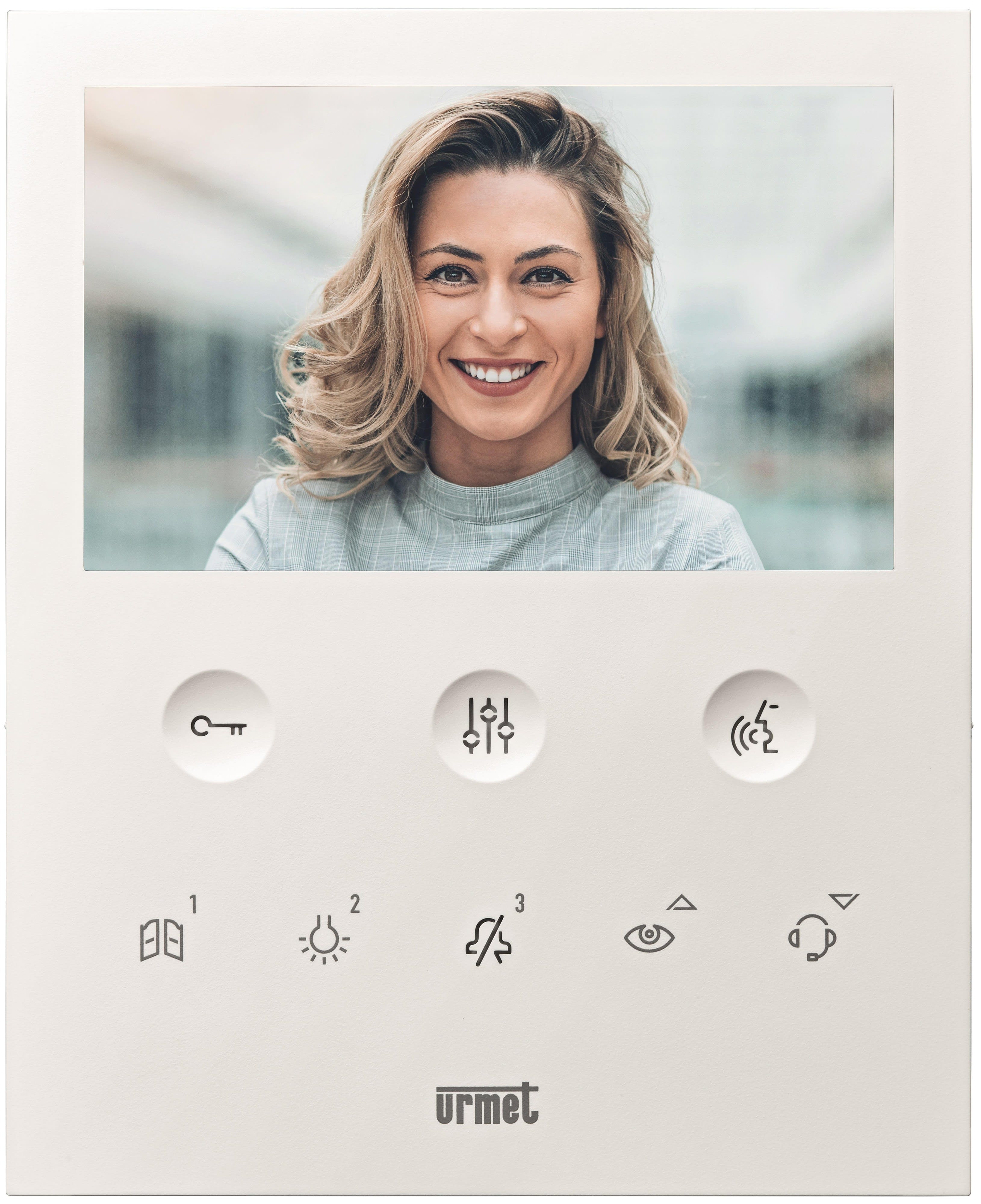 Urmet - Moniteur D'Interphonie Main-Libre Vog5 Avec Écran 5" Compatible 2Voice