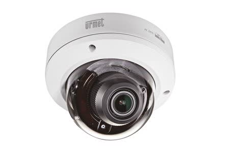 Urmet - Caméra dôme IP anti-vandalisme 5MP avec objectif motorisé 2.8-12mm série AI PLUS