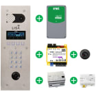 Urmet - Pack Lisa VGK+ : Platine 2 Lignes, Modem, IPCVPLUS1P, T25PLUS (Alims Incluses)