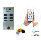 Urmet - KIT TEL2VOICE 2R 10BP PROGRAMME 10 ANS avec centrale contrôle d'accès KCVPLUS1P