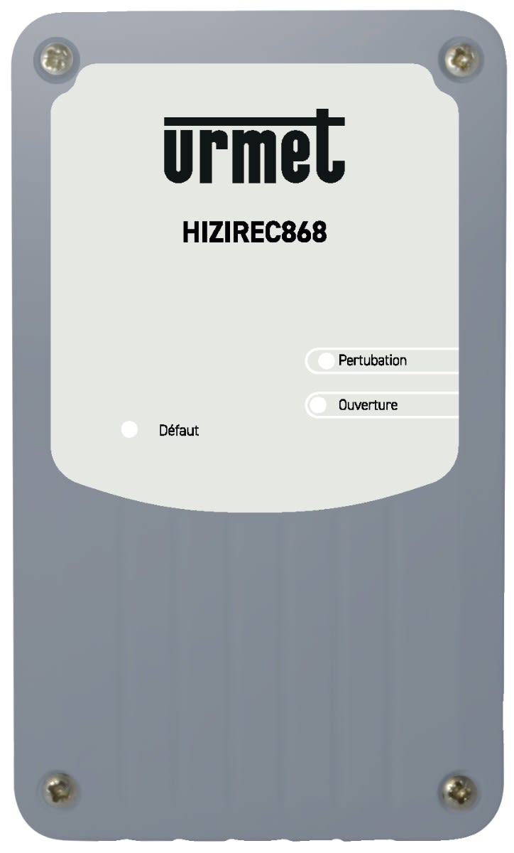 Urmet - Récepteur radio HF 868 MHz pour portail, compatible centrale HIZI.