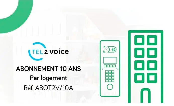 Urmet - Abonnement T2V Prépayé 10 Ans / Logement