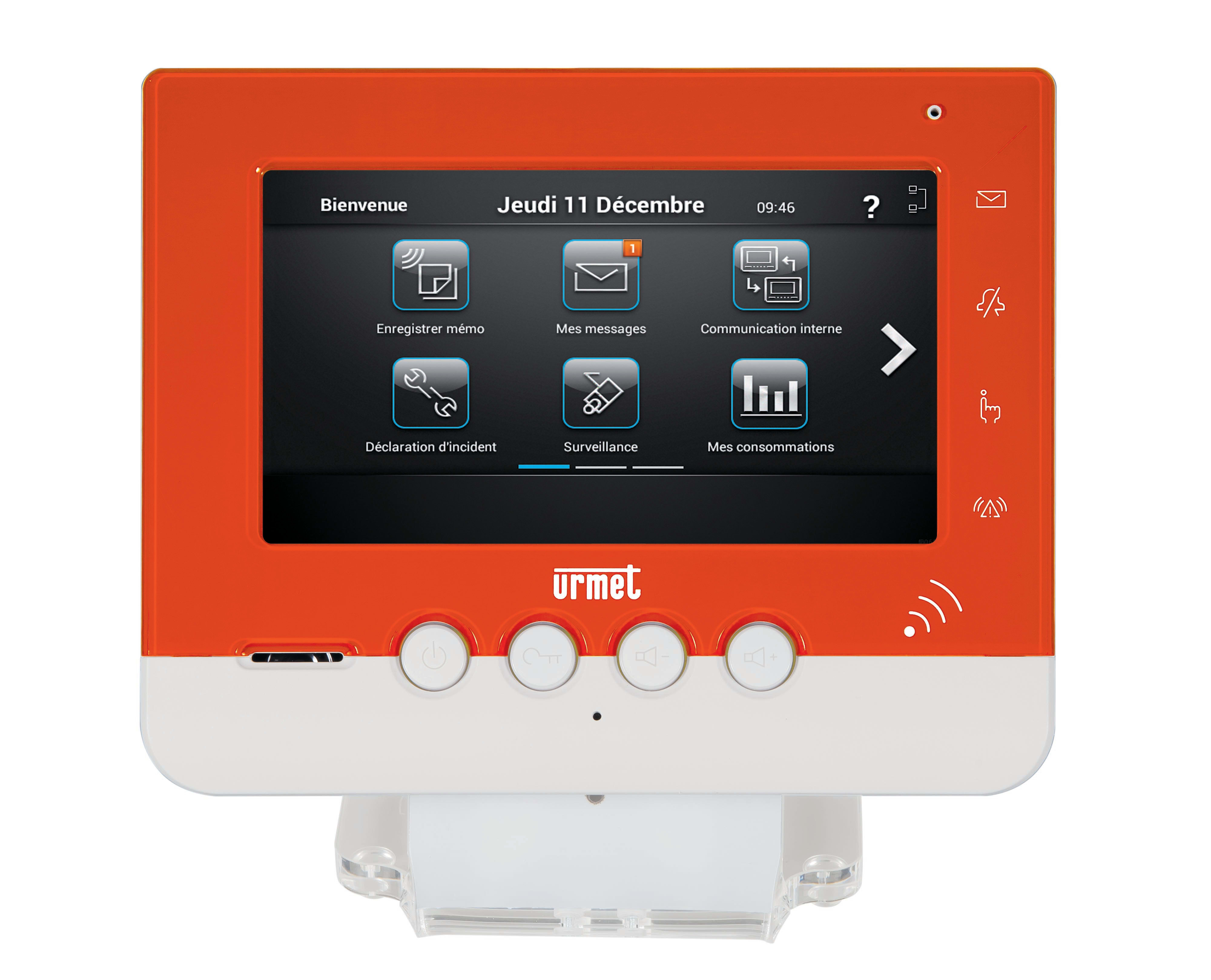 Urmet - Ce produit est Facade Orange Moniteur Homebook System pour systèmes URMET