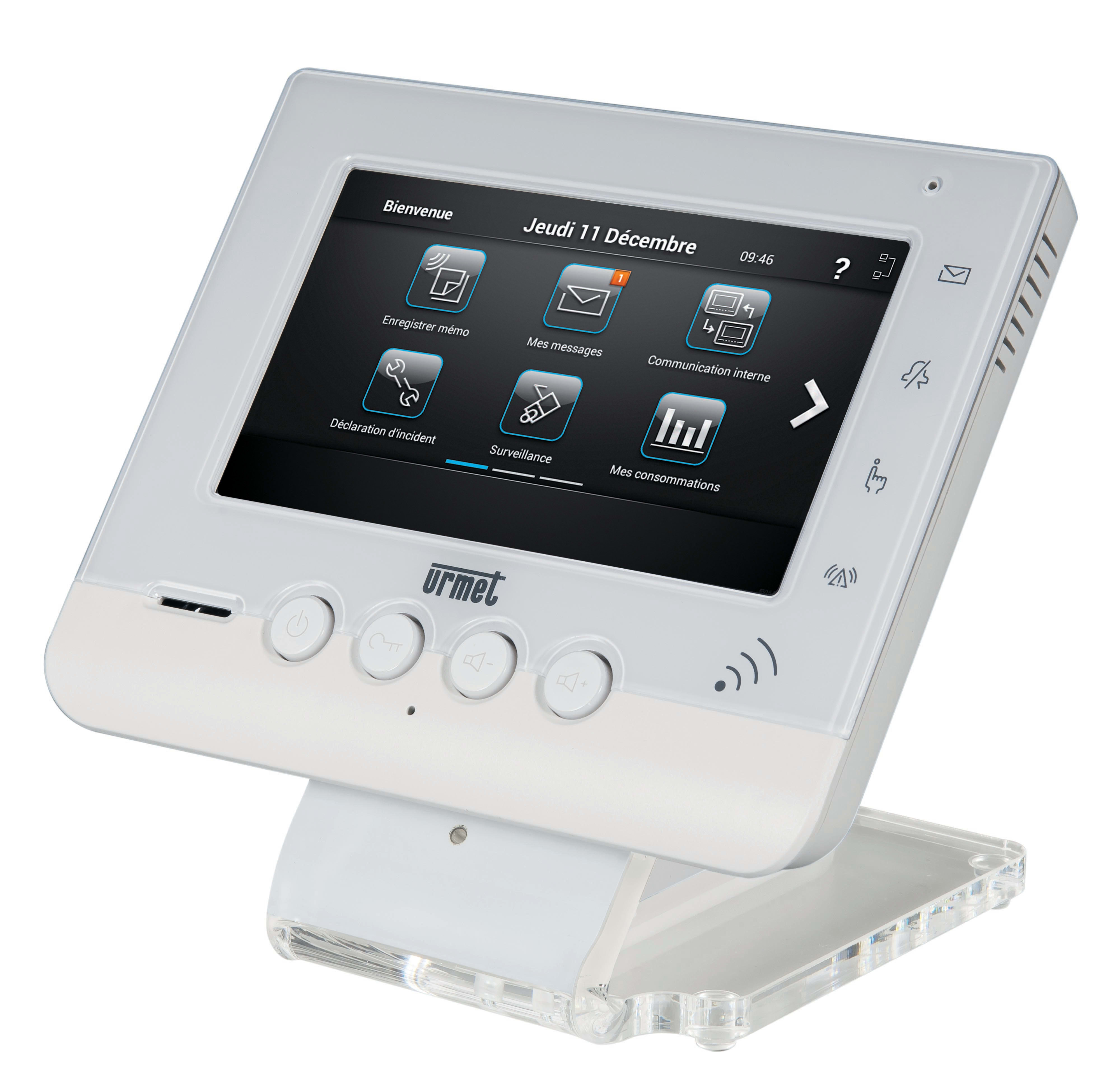 Urmet - Ce produit est Support Table Moniteur Homebook System pour systèmes URMET