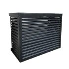 Decoclim - DECOCLIM cache clim alu anth. large Dim int : H 950 x L 1100 x P 550-700 mm