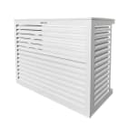 Decoclim - DECOCLIM cache clim alu blanc large Dim int : H 950 x L 1100 x P 550-700 mm
