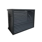 Decoclim - DECOCLIM cache clim alu anth. medium Dim int : H 835 x L 1050 x P 510-660 mm