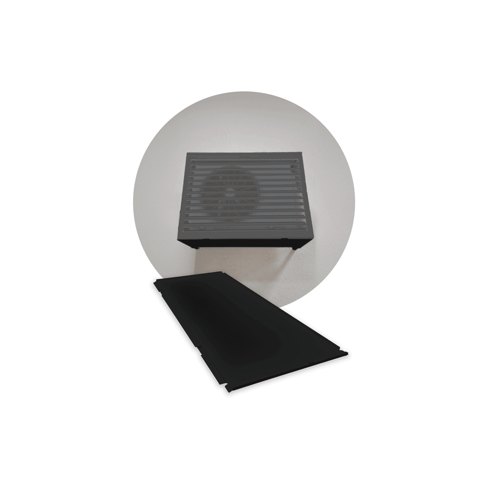 Decoclim - DECOCLIM sous-face alu noir medium