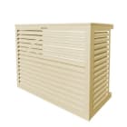 Decoclim - DECOCLIM cache clim alu ivoire c. small Dim int : H 680 x L 900 x P 450-600 mm