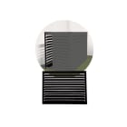 Decoclim - DECOCLIM face dos alu noir medium