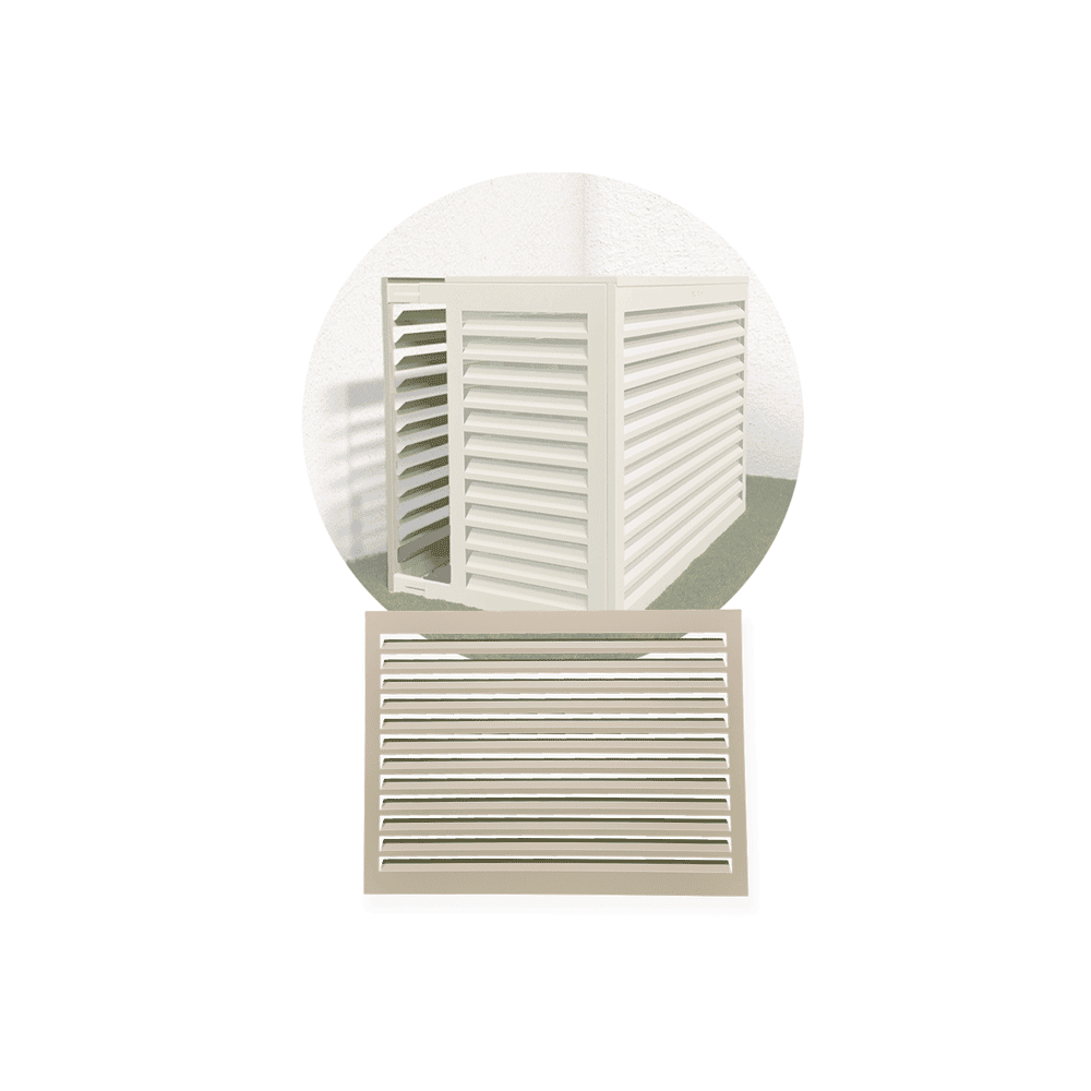 Decoclim - DECOCLIM face dos alu ivoire c. XL
