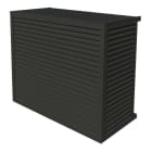 Decoclim - DECOCLIM cache clim alu anth. XL Dim int : H 1200 x L 1310 x P 650-800 mm
