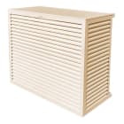 Decoclim - DECOCLIM cache clim alu crème XL Dim int : H 1200 x L 1310 x P 650-800 mm