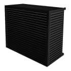 Decoclim - DECOCLIM cache clim alu noir XL Dim int : H 1200 x L 1310 x P 650-800 mm