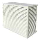 Decoclim - DECOCLIM cache clim alu blanc XL Dim int : H 1200 x L 1310 x P 650-800 mm