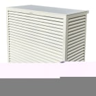 Decoclim - DECOCLIM cache clim alu blanc XL Dim int : H 1200 x L 1310 x P 650-800 mm
