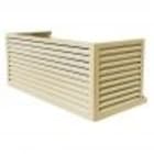 Decoclim - DECOCLIM cache clim alu ivoire c. Opt.XXL Dim int : H 500 x L 1310 x P 650-800mm