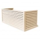 Decoclim - DECOCLIM cache clim alu crème Opt.XXL Dim int : H 500 x L 1310 x P 650-800 mm