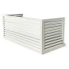 Decoclim - DECOCLIM cache clim alu blanc Opt.XXL Dim int : H 500 x L 1310 x P 650-800 mm