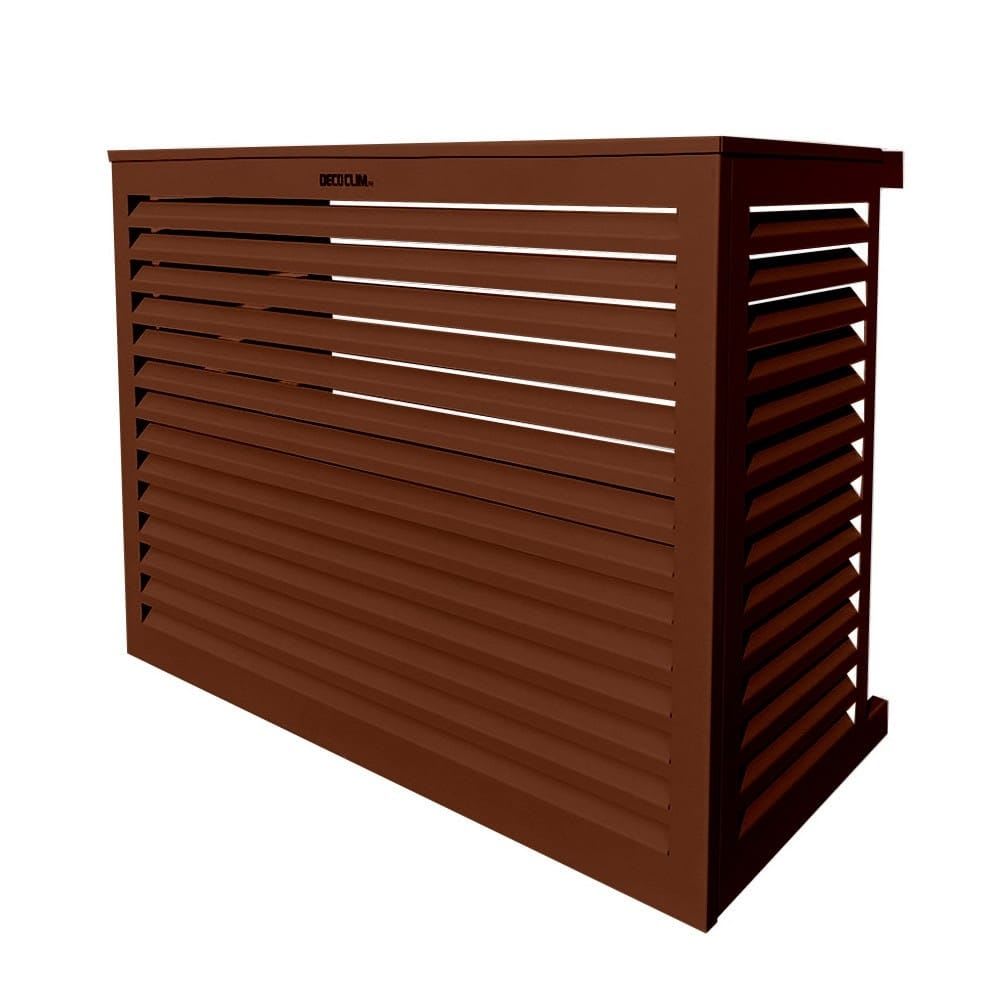 Decoclim - DECOCLIM cache clim alu b.rouge large Dim int : H 950 x L 1100 x P 550-700 mm