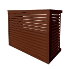 Decoclim - DECOCLIM cache clim alu b.rouge large Dim int : H 950 x L 1100 x P 550-700 mm